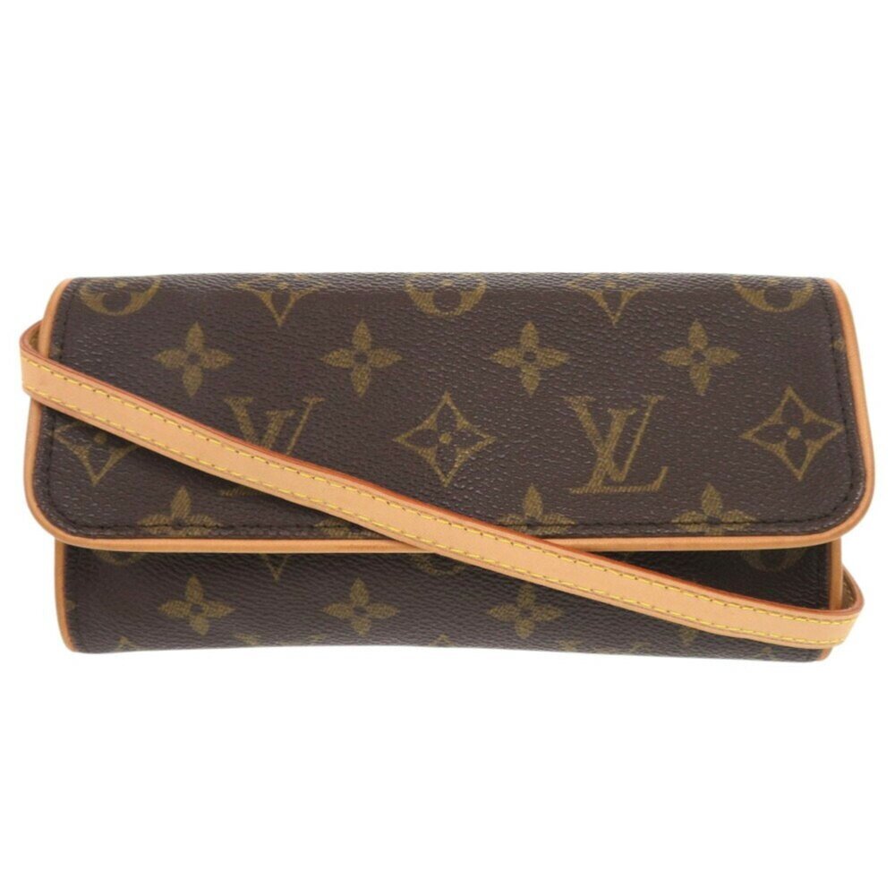 LOUIS VUITTON Brown Monogram Pochette Shoulder Bag